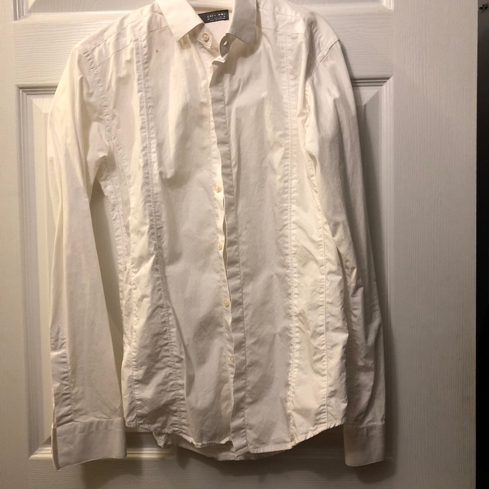Zara white shirt size S